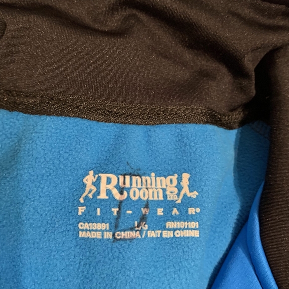 Men's running room large zip up - Picture 3 of 3